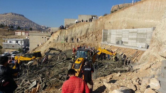 Mardin'de inşaat çöktü: 1 işçi hayatını kaybetti