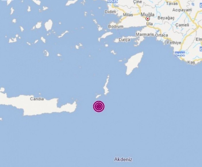 Akdeniz'de 2 günde 3 deprem oldu