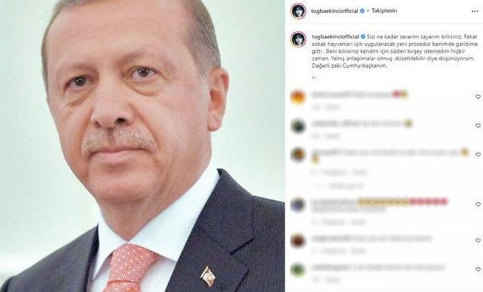 Tuğba Ekinci, Cumhurbaşkanı Recep Tayyip Erdoğan'dan  yardım istedi