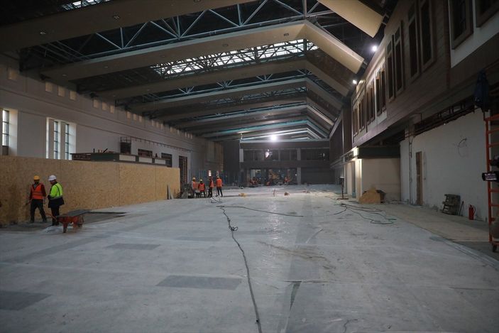 a Rize-Artvin Havalimanı'nda yürütülen çalışmalarda son durum