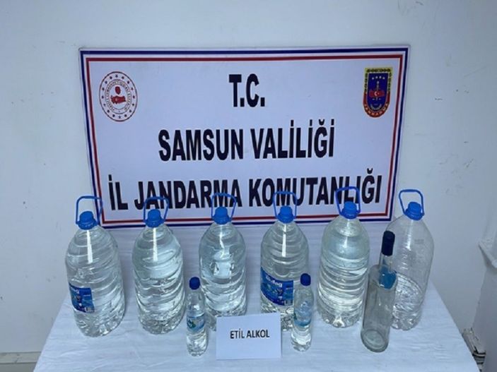 Samsun’da sahte içki operasyonları: 5 gözaltı