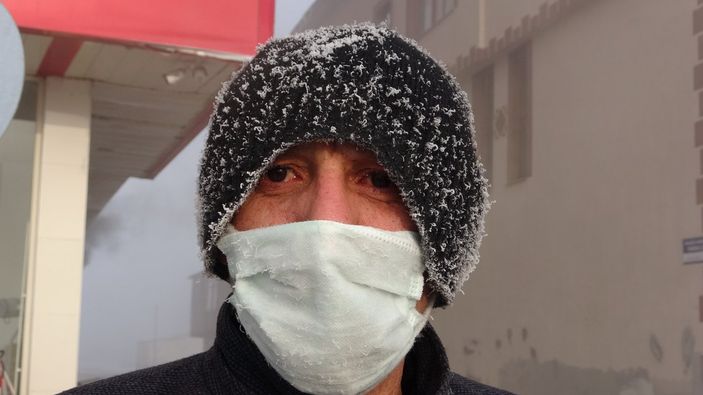 Ağrı ve Ardahan buz tuttu