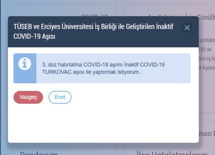 Turkovac aşı randevuları açıldı mı, nerede uygulanacak? Yerli aşı randevu alma ekranı
