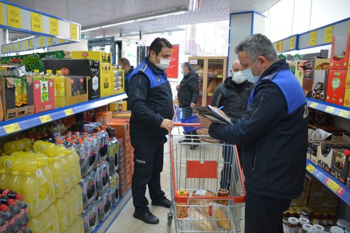 Zonguldak'ta fahiş fiyat denetiminde 4 markete tutanak tutuldu