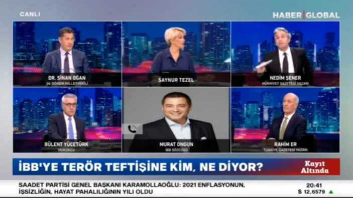 Nedim Şener ile Murat Ongun'un canlı yayın tartışması