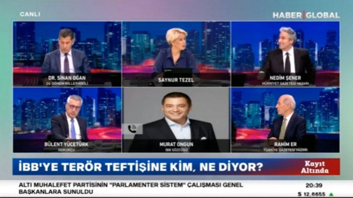 Nedim Şener ile Murat Ongun'un canlı yayın tartışması