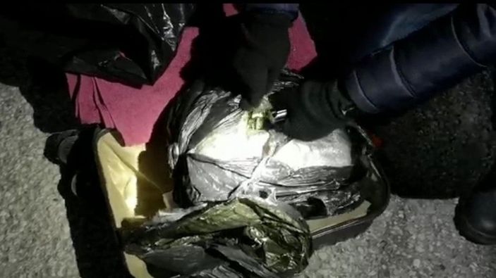 Osmaniye'de yolcu otobüsüne uyuşturucu operasyonu