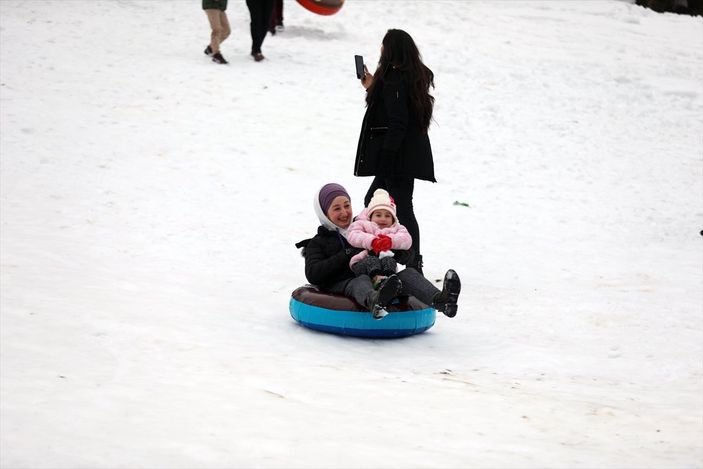 a Ayder'de yılbaşı yoğunluğu