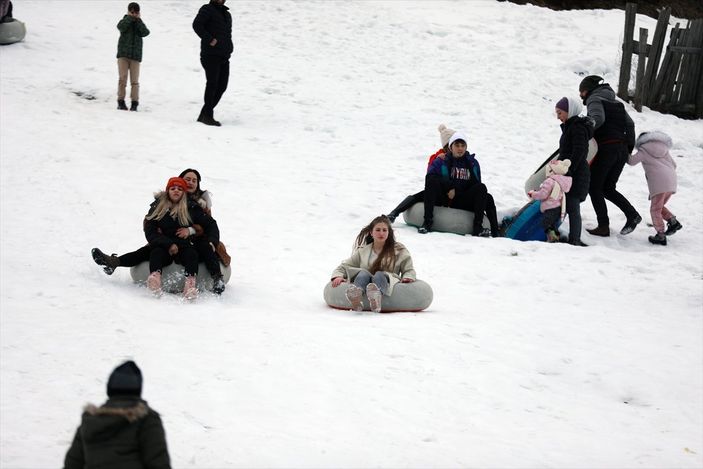 a Ayder'de yılbaşı yoğunluğu