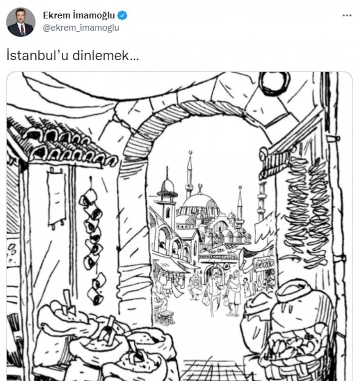 Ekrem İmamoğlu'ndan İstanbul şiiri