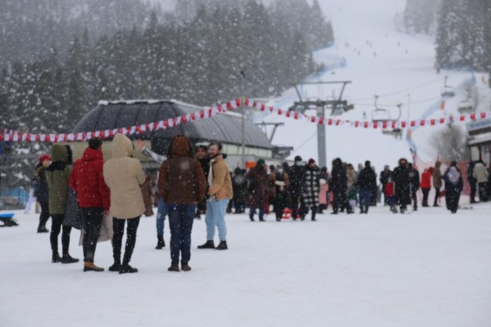 i Ilgaz Dağı’nda yılbaşı yoğunluğu