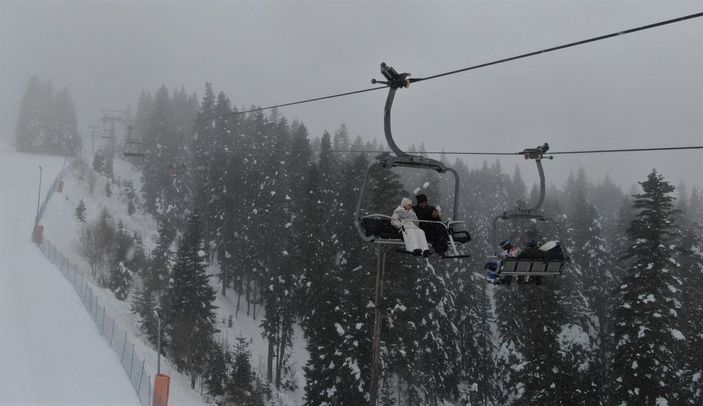 İ Ilgaz Dağı’nda yılbaşı yoğunluğu