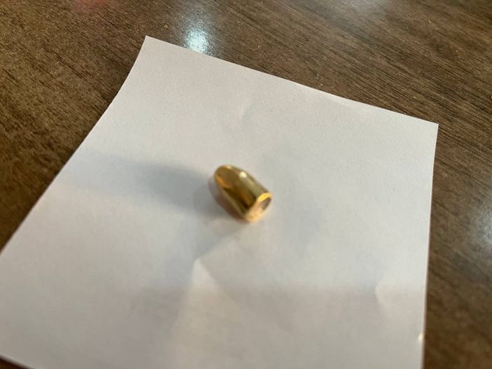 Şanlıurfa'da yorgun mermiden şans eseri kurtuldu