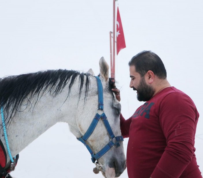 Erzurum'da köpekten korkan atlar 25 kilometre koştu