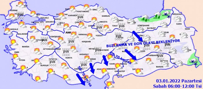 3 Ocak Pazartesi 2022: Bugün hava nasıl olacak? Bölge bölge son tahminler...
