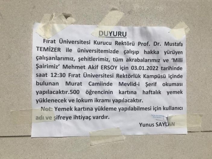 i Elazığ'da sigarayı bırakan adam, öğrencilere yemek fişi dağıtıyor