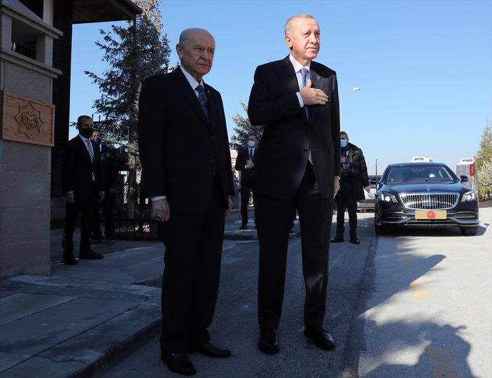 Cumhurbaşkanı Erdoğan- Devlet Bahçeli görüşmesi