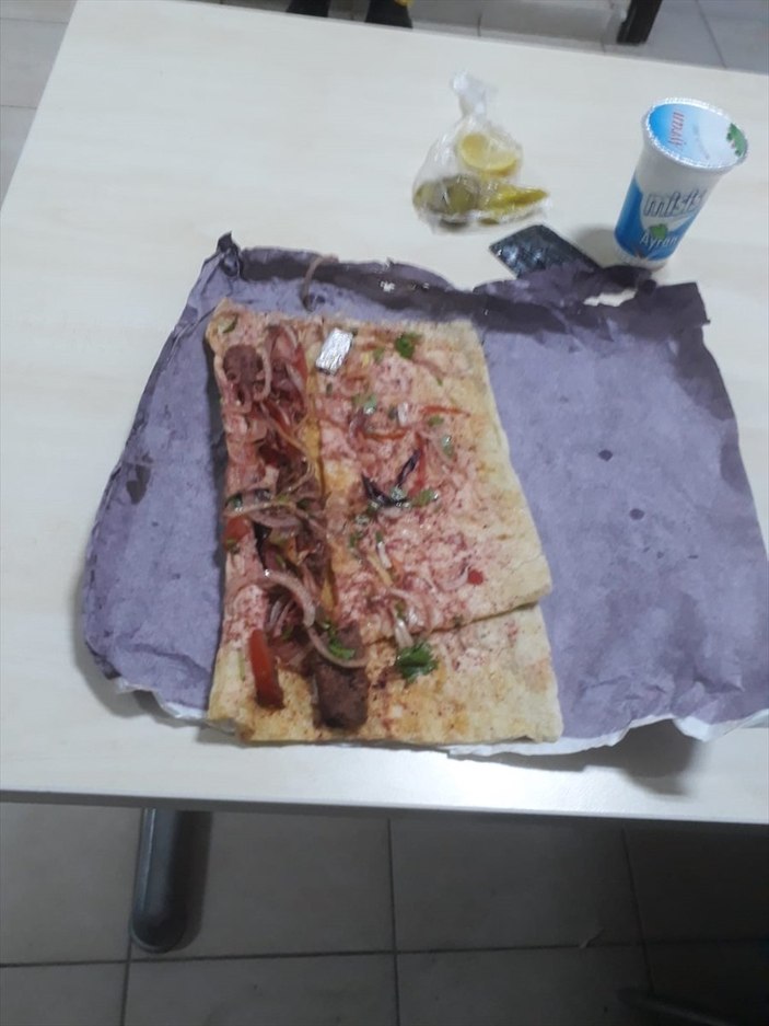 Hatay'da oğluna döner arasında uyuşturucu gönderen baba