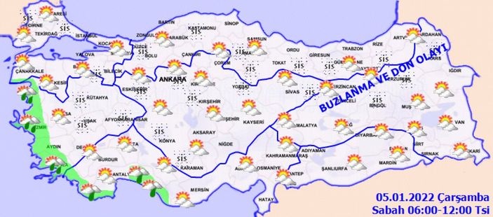 5 Ocak Çarşamba 2022: Bugün hava nasıl olacak? Bölge bölge son tahminler...