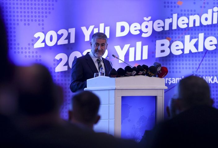 a Nureddin Nebati, MÜSİAD yönetimiyle bir araya geldi