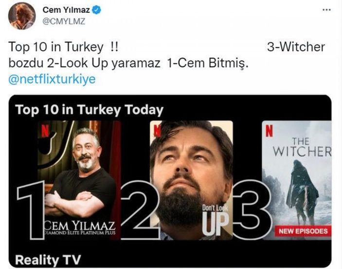 Cem Yılmaz, Diamond Elite Platinum Plus eleştirilerine cevap verdi