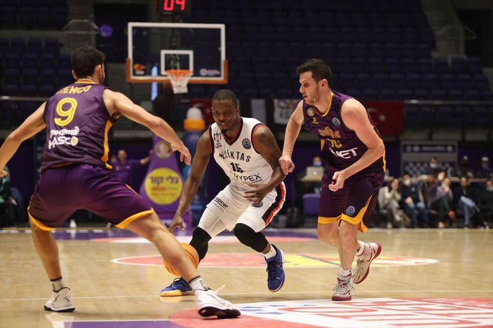 Beşiktaş Şampiyonlar Ligi play-in turu ilk maçında Hapoel U-Net Holon'u yendi