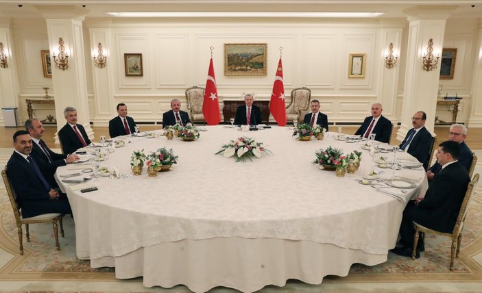 Cumhurbaşkanı Erdoğan; yasama, yürütme ve yargı organı temsilcilerini kabul etti