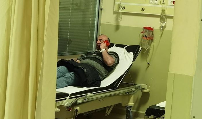 i Bursa'da su sandığı sıvı yapıştırıcı hastanelik etti