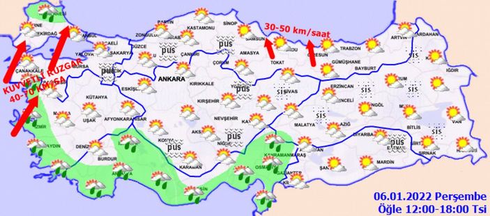 6 Ocak Perşembe 2022: Bugün hava nasıl olacak? Bölge bölge son tahminler...