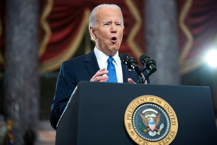 Joe Biden Kongre baskınının yıl dönümünde konuştu