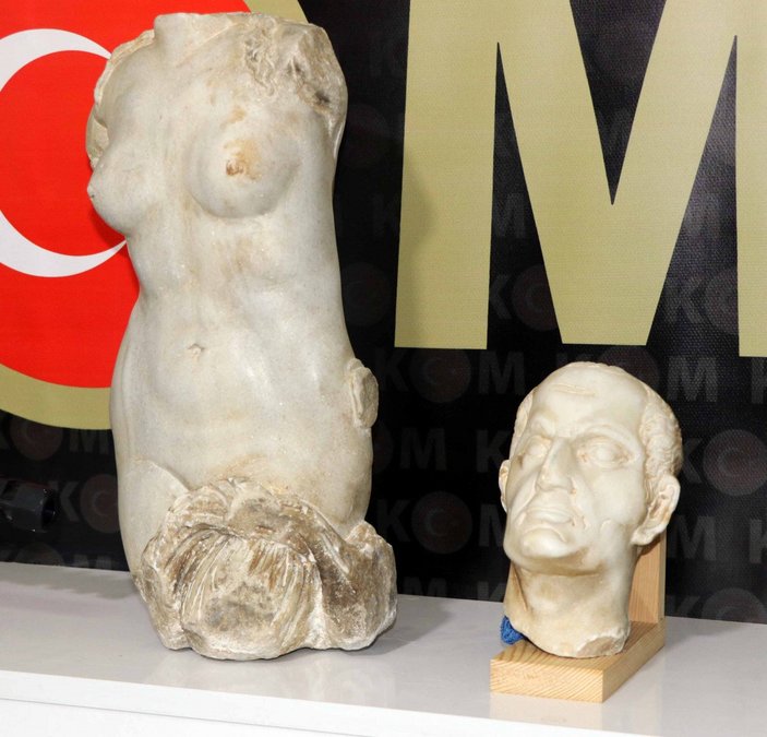 Kayseri'de 5 milyonluk tarihi eserlere el konuldu