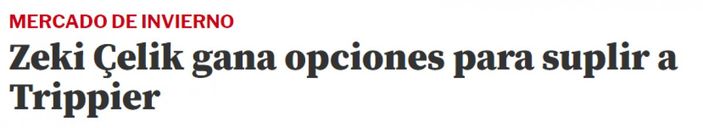 Atletico Madrid'in ilk transfer tercihi Zeki Çelik