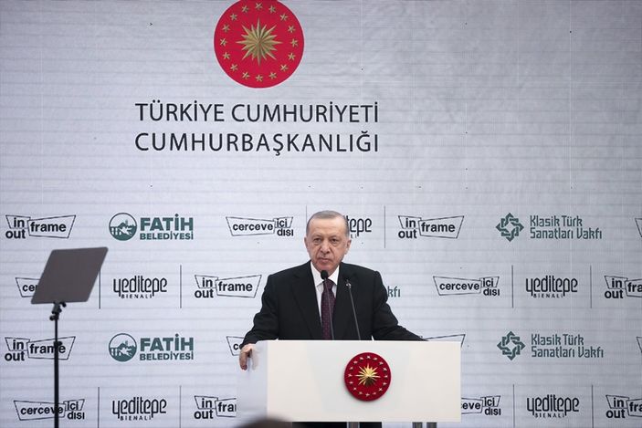 Cumhurbaşkanı Erdoğan, İkinci Yeditepe Bieanali'ne katıldı