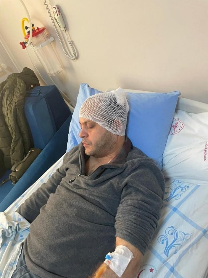 Gaziantep'teki doktora mermerli saldırı