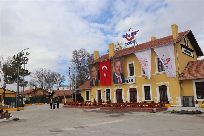 Konya-Karaman arasında inşa edilen hızlı tren hattı yarın açılıyor