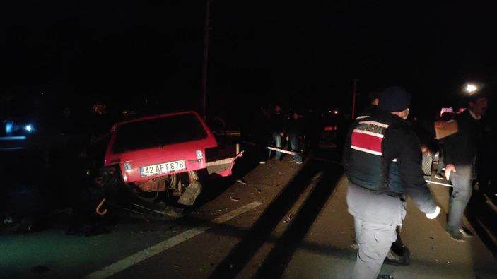 Konya'da kaza: 2 ölü 3 yaralı