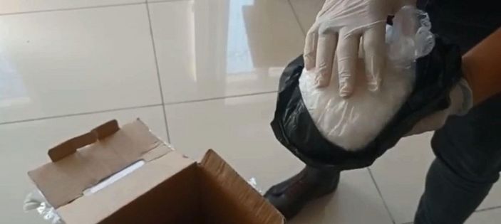 Nevşehir'de elektrikli süpürgeden uyuşturucu çıktı