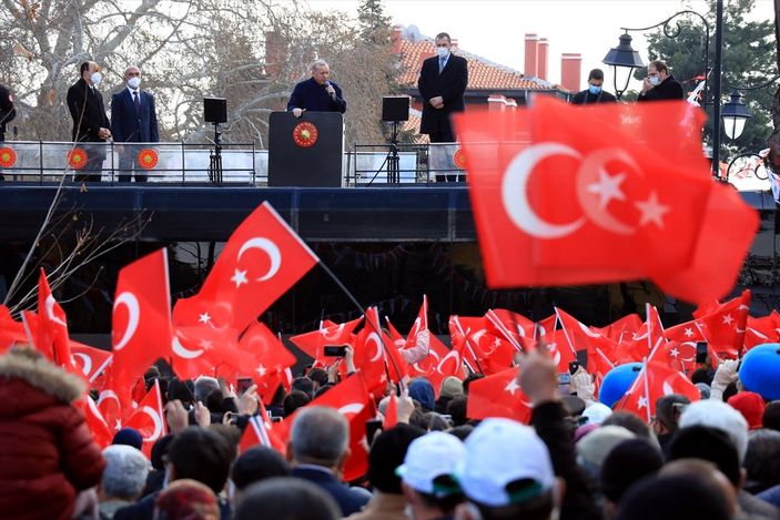 Cumhurbaşkanı Erdoğan Konya'da CHP'yi eleştirdi