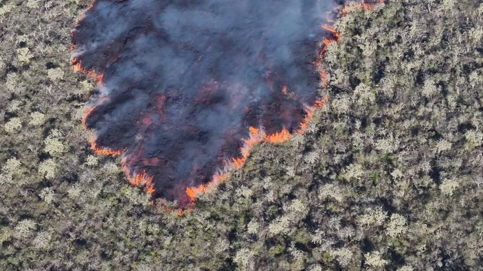 Galapagos Adaları'ndaki Wolf Yanardağı'nda patlama