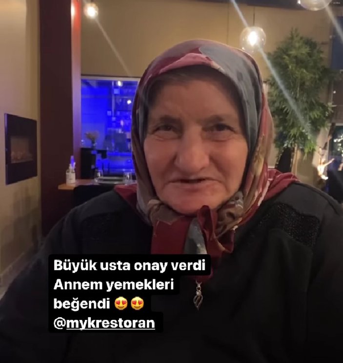 İlk kez paylaştı! İşte Şef Mehmet Yalçınkaya'nın annesi