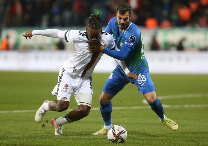 a Beşiktaş, Rize'de 2 puan bıraktı