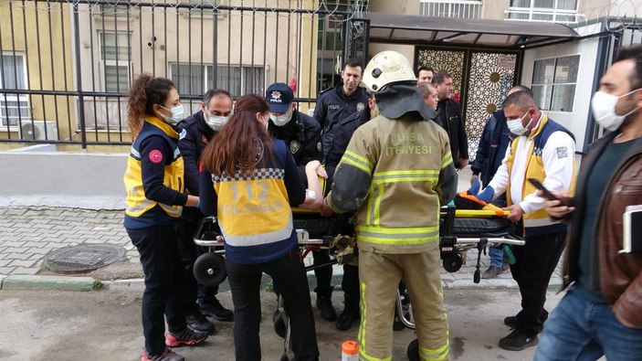 Bursa'da 8. kattan düşen kadın mucize şekilde hayata tutundu
