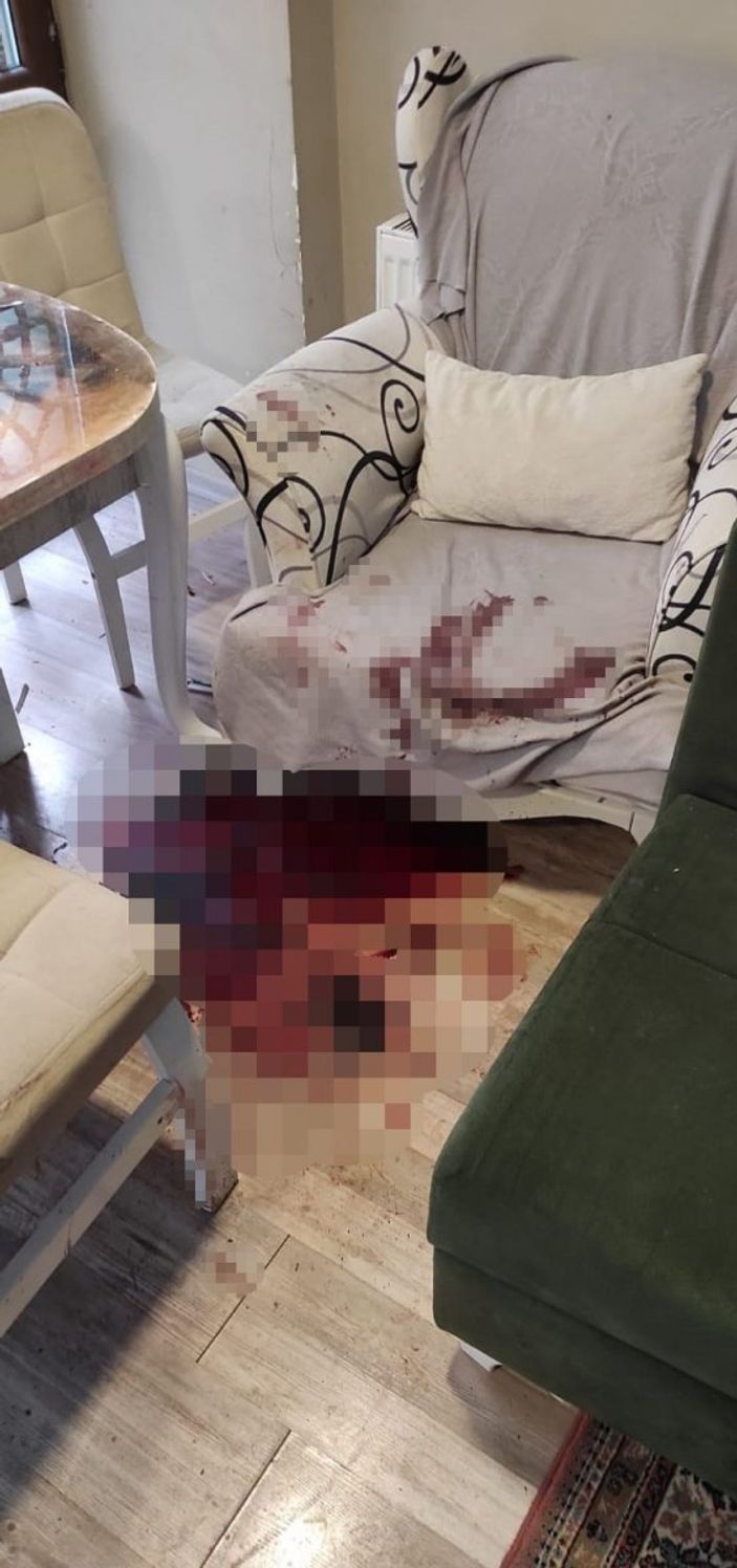 i Kağıthane’de, çocuklarının önünde eşine 12 el ateş etti