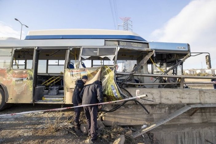 Ankara’da kaza yapan otobüs şoförünün kanında uyuşturucu bulundu