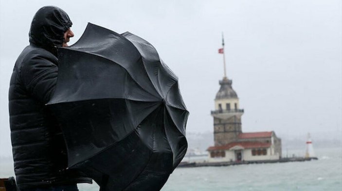 İstanbul'a fırtına uyarısı