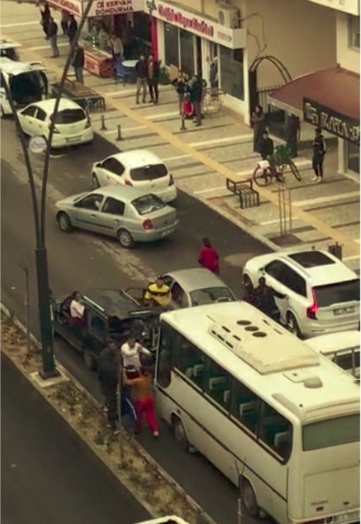 Antalya'da konvoy terörü
