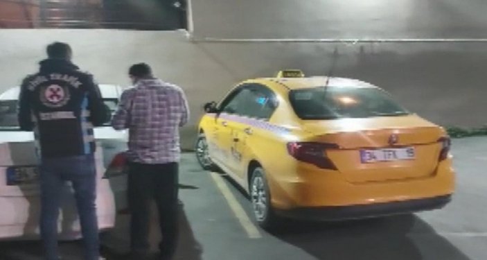 Arnavutköy'deki makasçı taksiciye 2 bin lira ceza