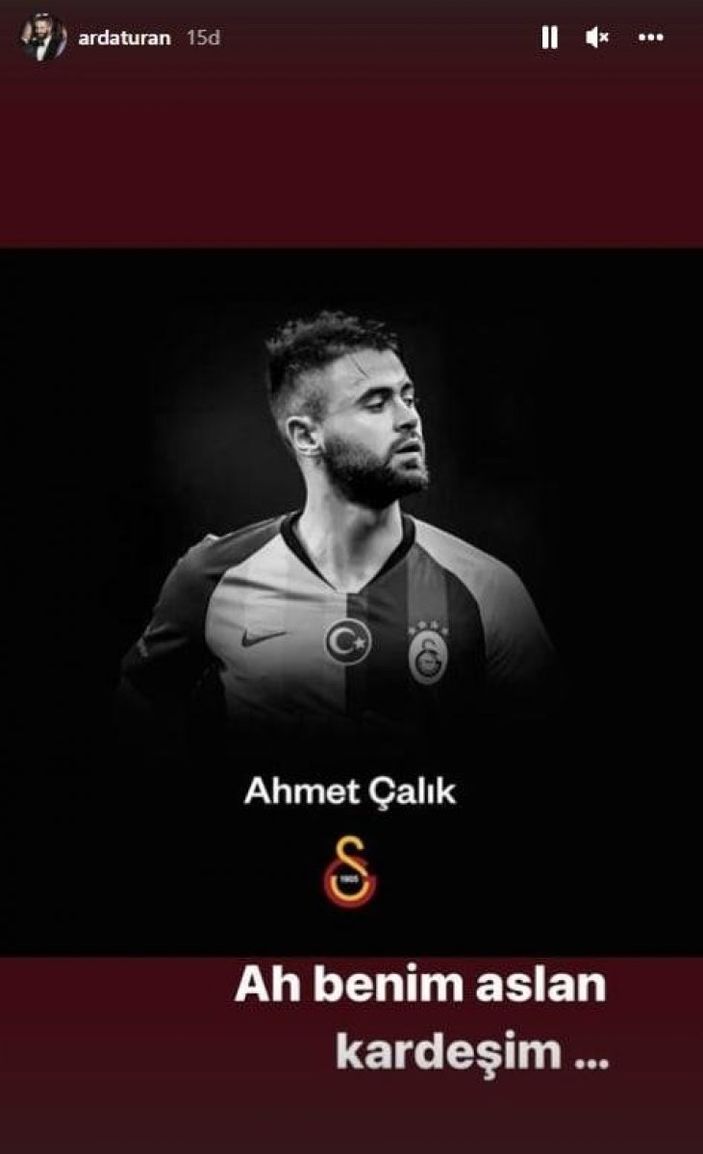 Ahmet Çalık için başsağlığı mesajları