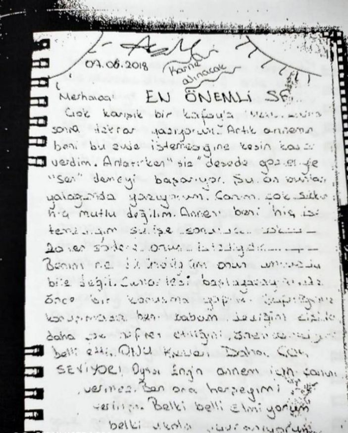 d İzmir'de günlükle ortaya çıkan istismara iyi hal indirimli ceza