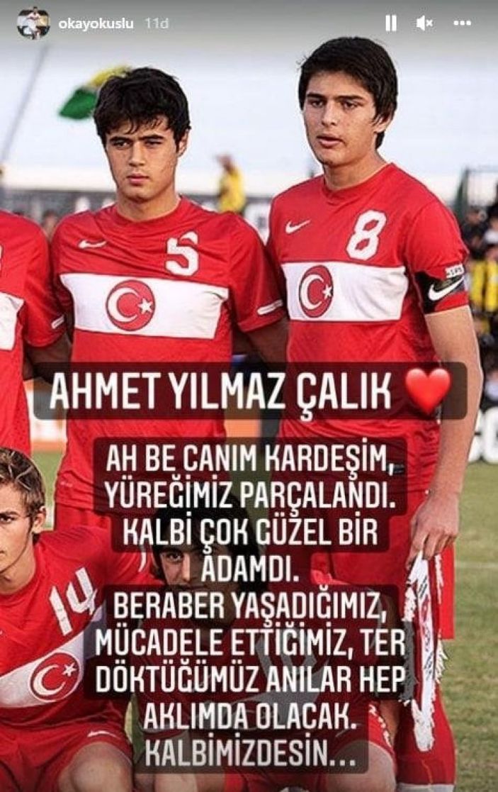 Ahmet Çalık için başsağlığı mesajları